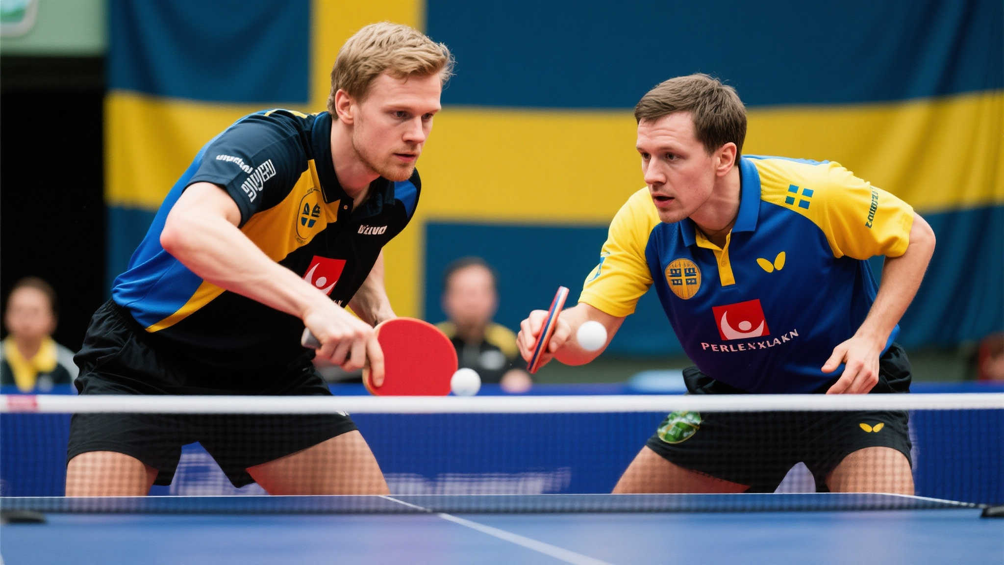 举个例子：早年间瑞典辉煌时代的一组经典搭档无权森与